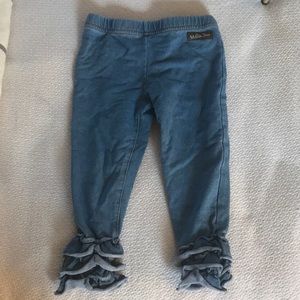Girls jean leggings